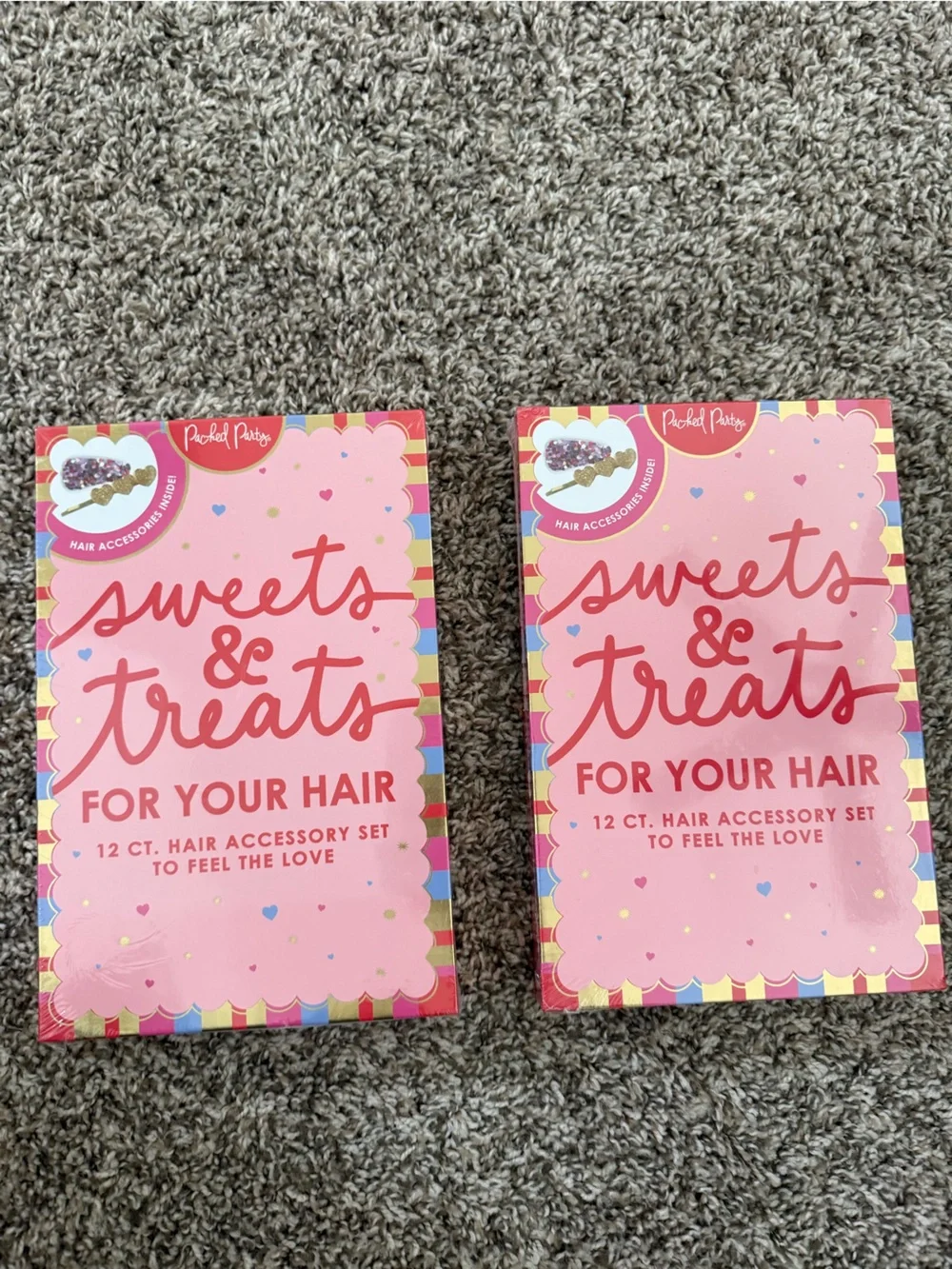 Packed Party sweets and treats For Your Hair 24 Ct. Hair Accessory Set